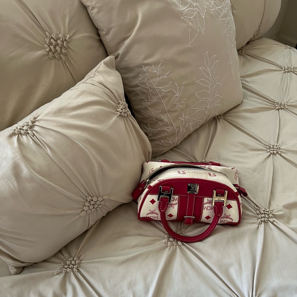 MCM mini Boston duffle bag